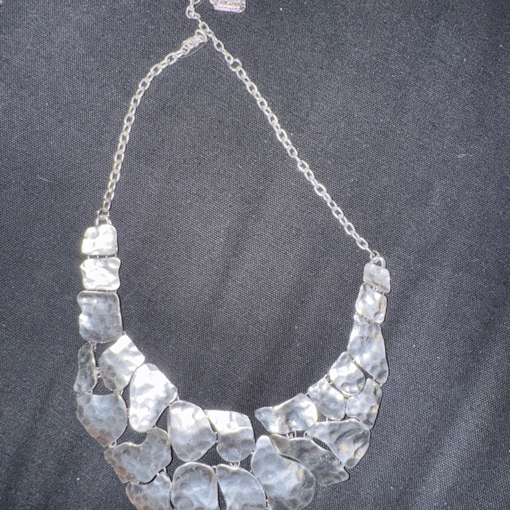 New.. Karine Sultan Cobblestone Statement Necklace - image 2